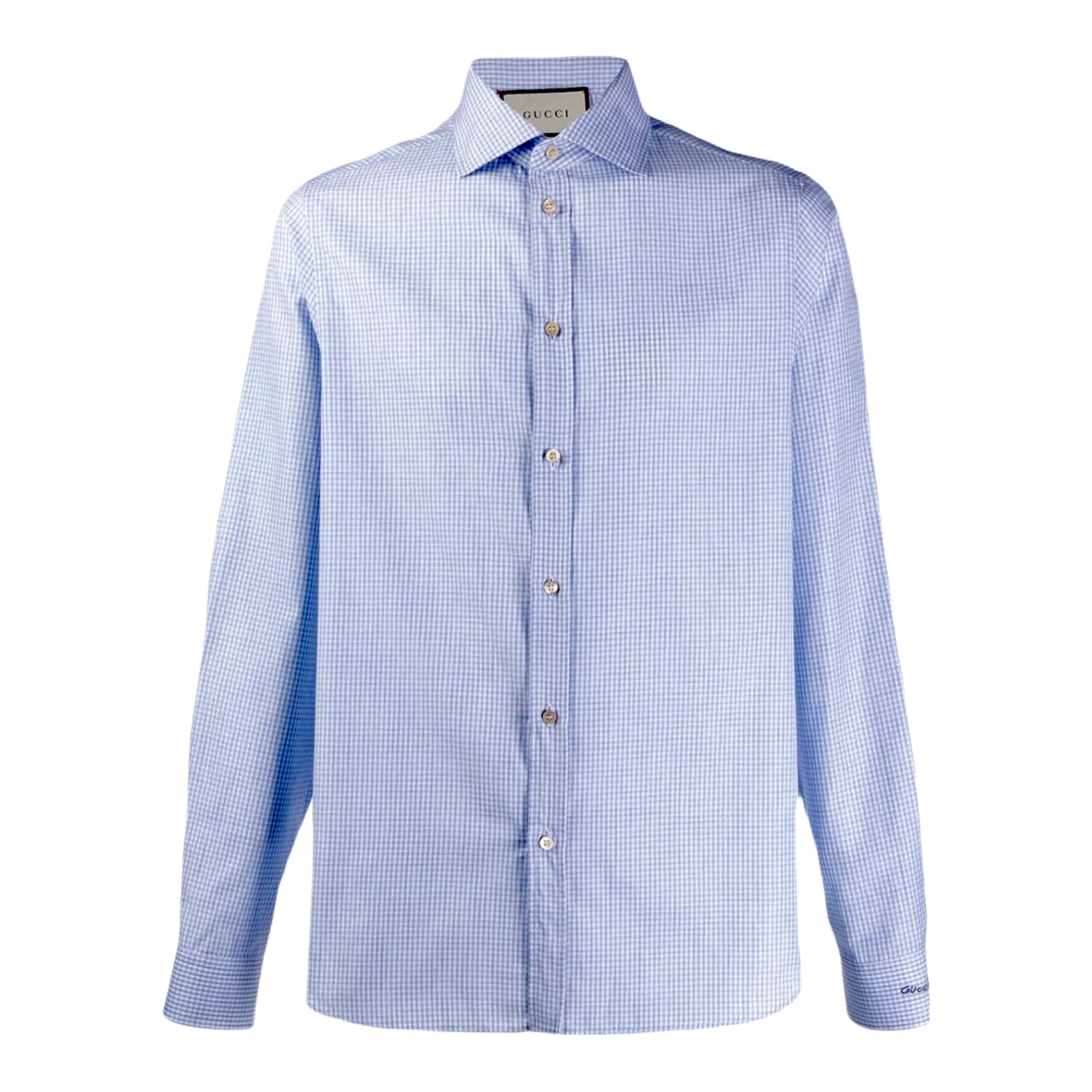 Chemise à carreaux Gucci Micro Check