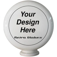 ***YOUR DESIGN HERE*** Mini Gas Pump Globe, You send your design, we print it!