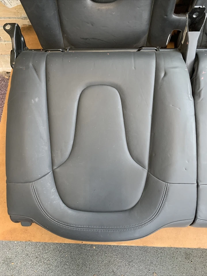 2008-2015 AUDI TT QUATTRO Rear Seat Set Black Leather 8J8885375 OEM - Image 3 of 4