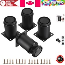 Heavy Duty 3" Adjustable Furniture Legs - Perfect for DIY Sofa and Desk Risers