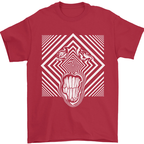 T-shirt da uomo Zebra LSD Magic funghi allucinogeni cotone Gildan - Foto 10 di 102