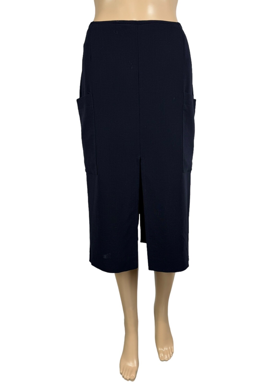 Gonna da donna blu navy blu navy YSL Yves Saint Laurent taglia 38