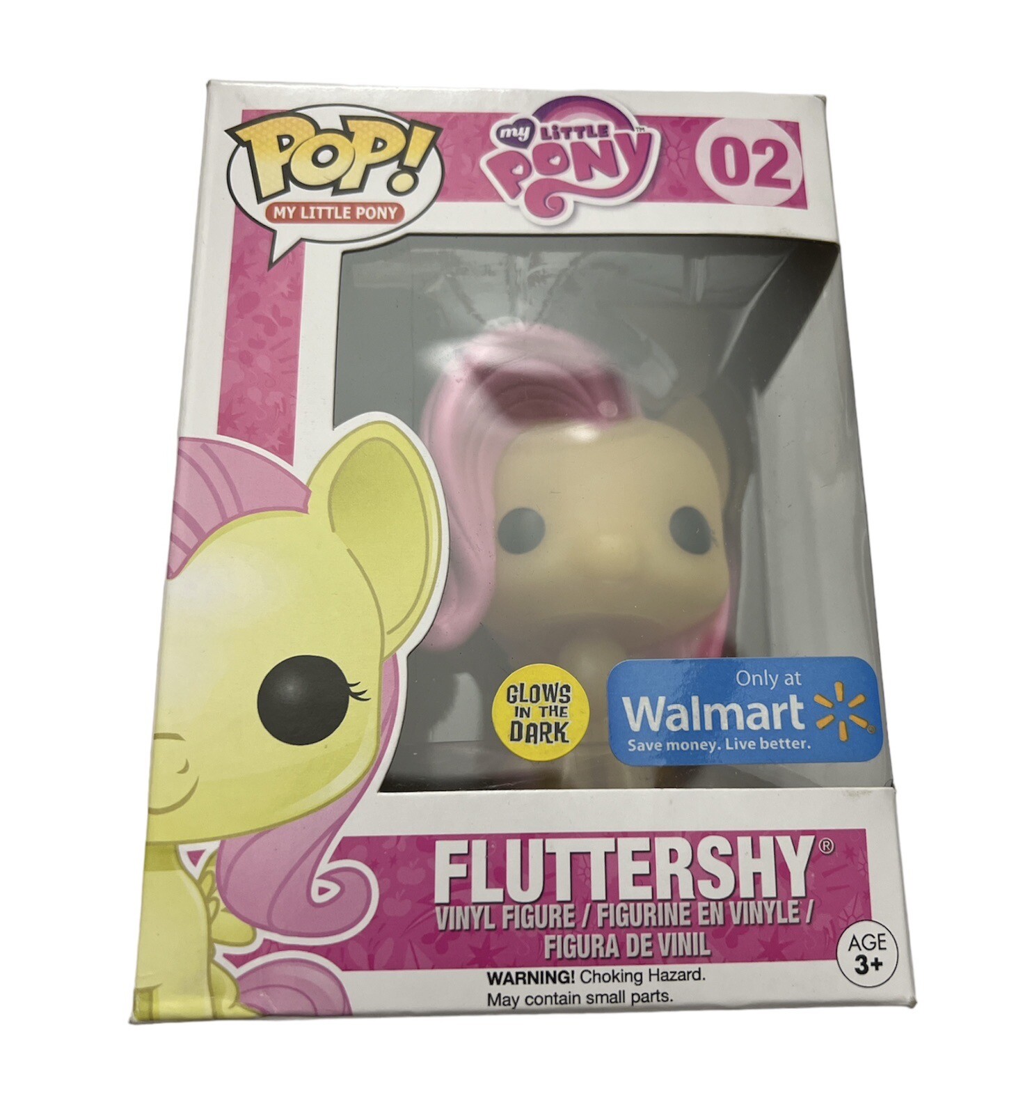 Funko Pop My Little Pony #02 Fluttershy Glow Walmart