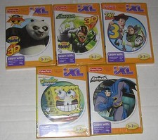 FISHER-PRICE IXL - SET OF 5 BRAND NEW GAMES - SPONGEBOB, TOY STORY, OTHERS