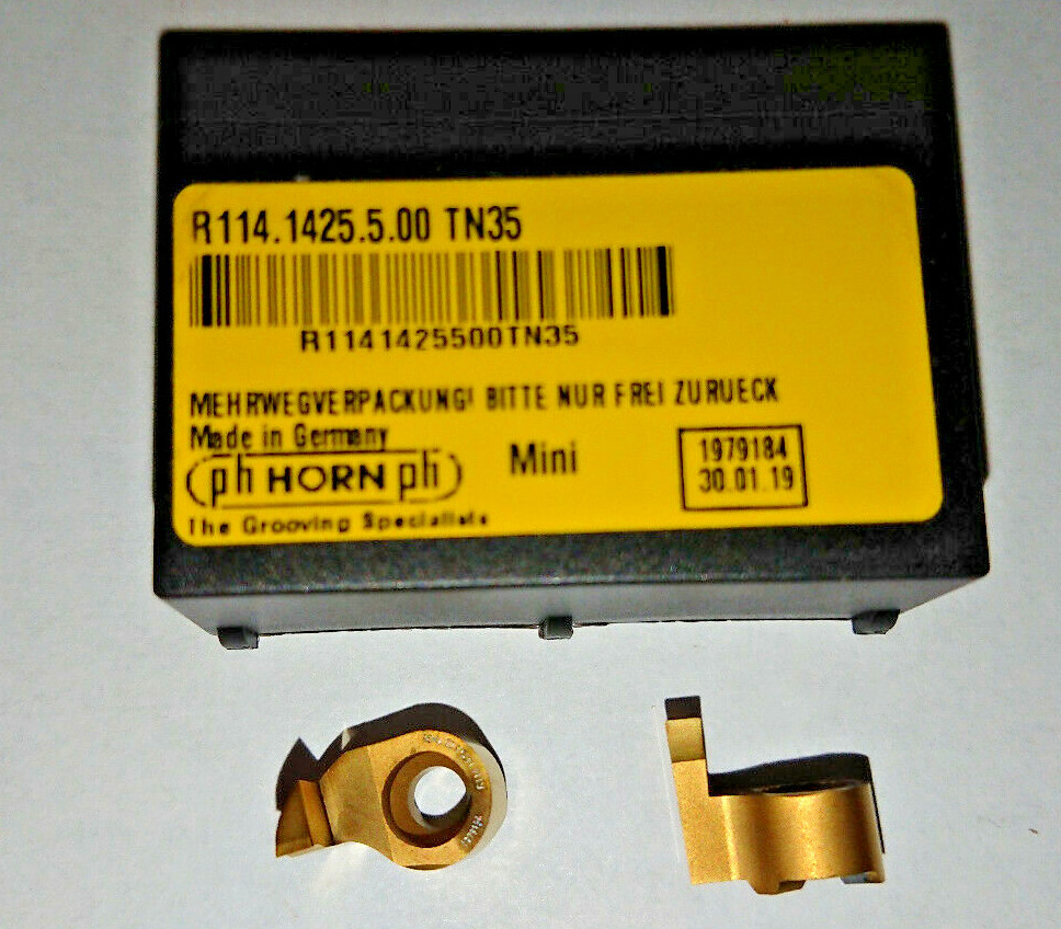PH HORN SOLID CARBIDE FACE GROOVE GROOVING INSERTS R114.1425.5.00 TN35