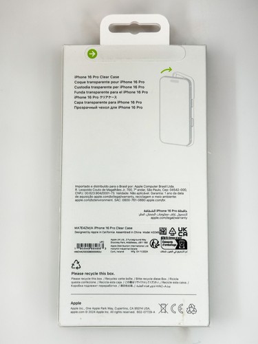 Apple iPhone 16 Pro Clear Case with MagSafe - Official Apple Product - Zdjęcie 3 z 4
