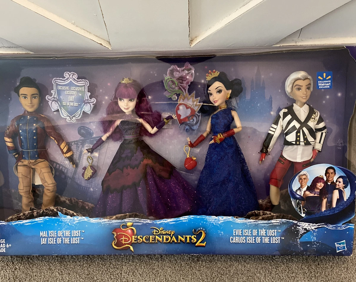 Disney Descendants 3 Isle of The Lost Collection 4 Pack Dolls