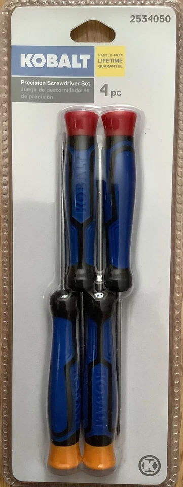 Kobalt Precision Screwdriver 4 Piece Set - New - Free Shipping! Low as $5.99 set - Image 2 of 4