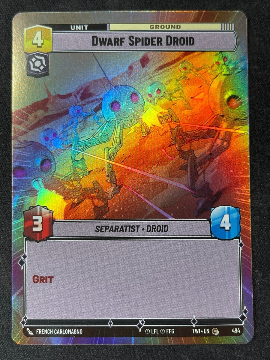 Star Wars Unlimited, Twilight of the Republic Dwarf Spider Droid