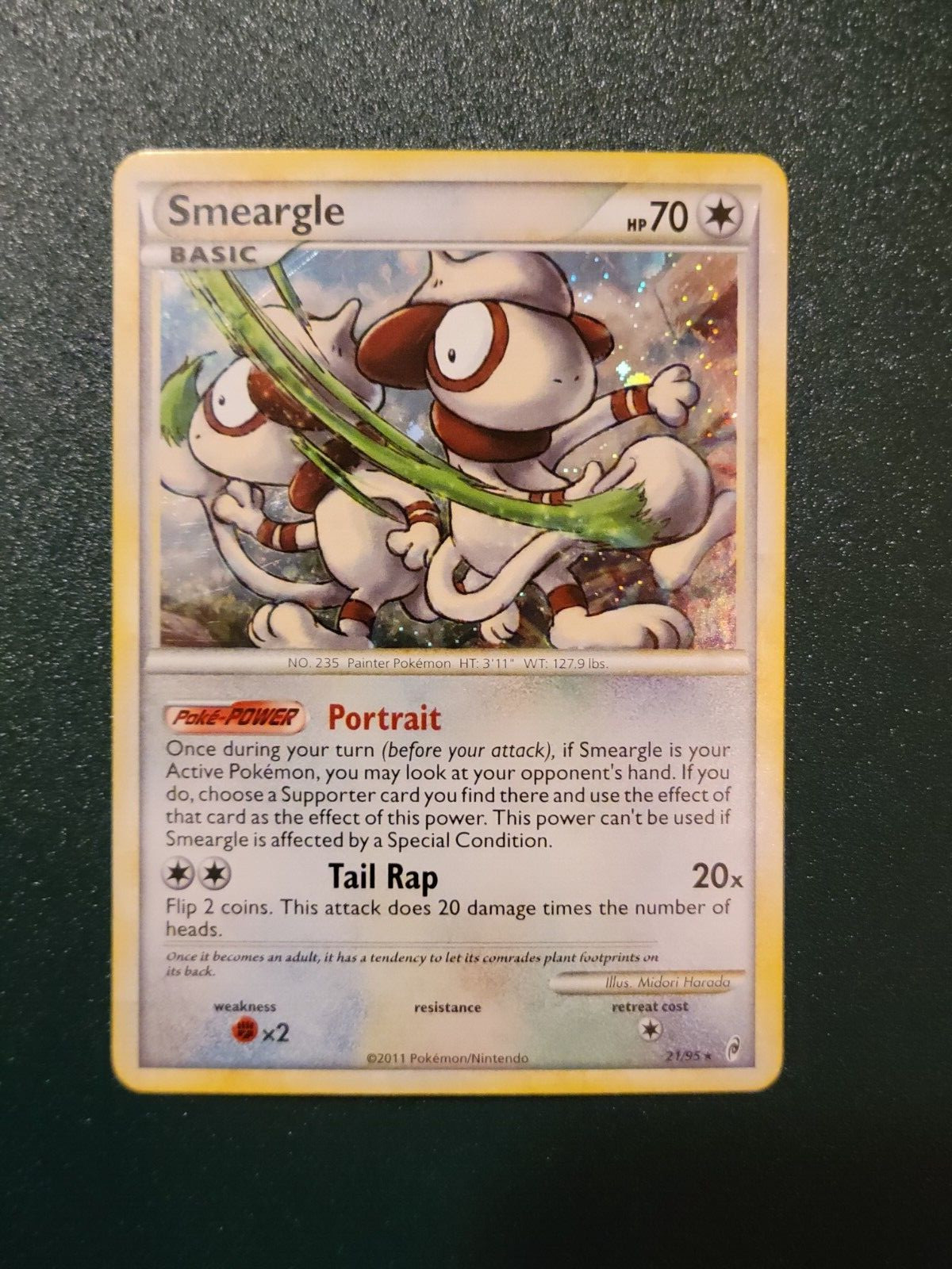 Pokemon Call of Legends - Smeargle 21/95 - Holo Rare - LP/NM