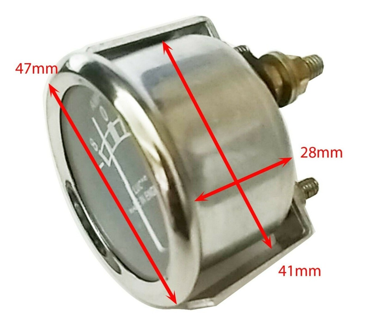 Replica Lucas Ammeter 8 AMP Meter For Norton AJS Matchless