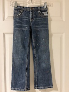 Guess Blue Jeans  Girls Size 6 with Rhinestones