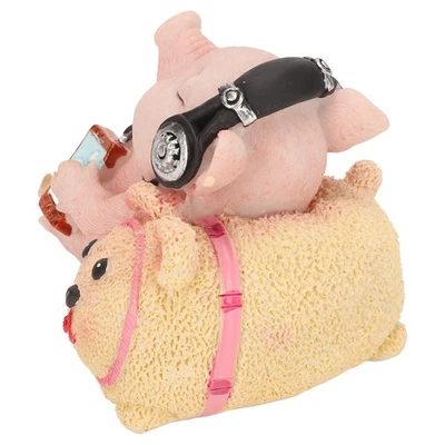 Pig Statue Resin Hand Casting Coating Non Deformable Non Cracking Animal - image 1 of 4