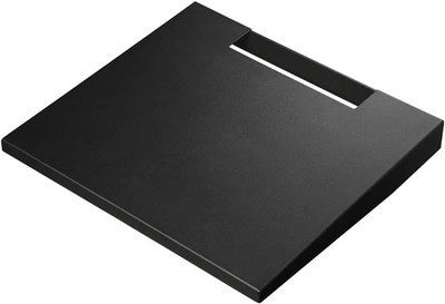 Large Satin Black Entertainment Shelf for Models V2/V3/V5 - Media Console