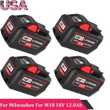18Volt 12.0Ah For Milwaukee For M18 18V Lithium Extended High Output Battery New