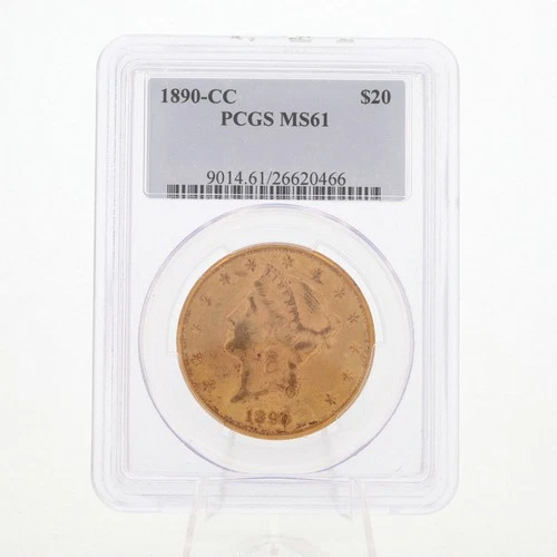 1890-CC Liberty Double Eagle — photo from the most recent tracked eBay sale