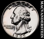 1955 Washington Quarter- Silver- Choice Gem Proof Luster No Reserve #J1275