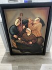 Jamil Musical Trio Framed Print, Vertical Multicolor Music Wall Art Wood Frame — photo 1