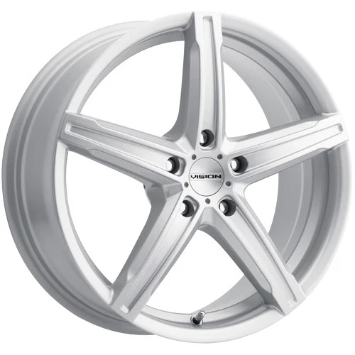 (Set of 4) Vision 469 Boost 16x7 5x4.5" +38mm Silver Wheels Rims 16" Inch Foto 2 de 4