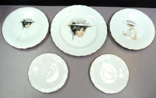 Child's Size Porcelain Tea Set, Made in Germany by Reutter                    #R