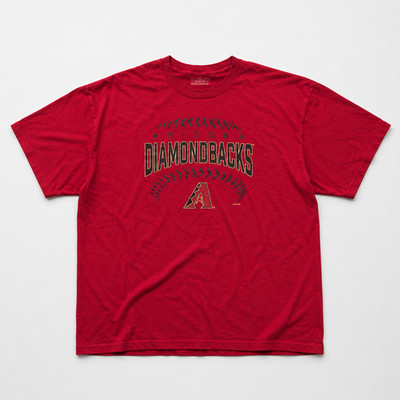 Arizona Diamondbacks T-Shirt Spellout MLB Baseball Detail Rot XL