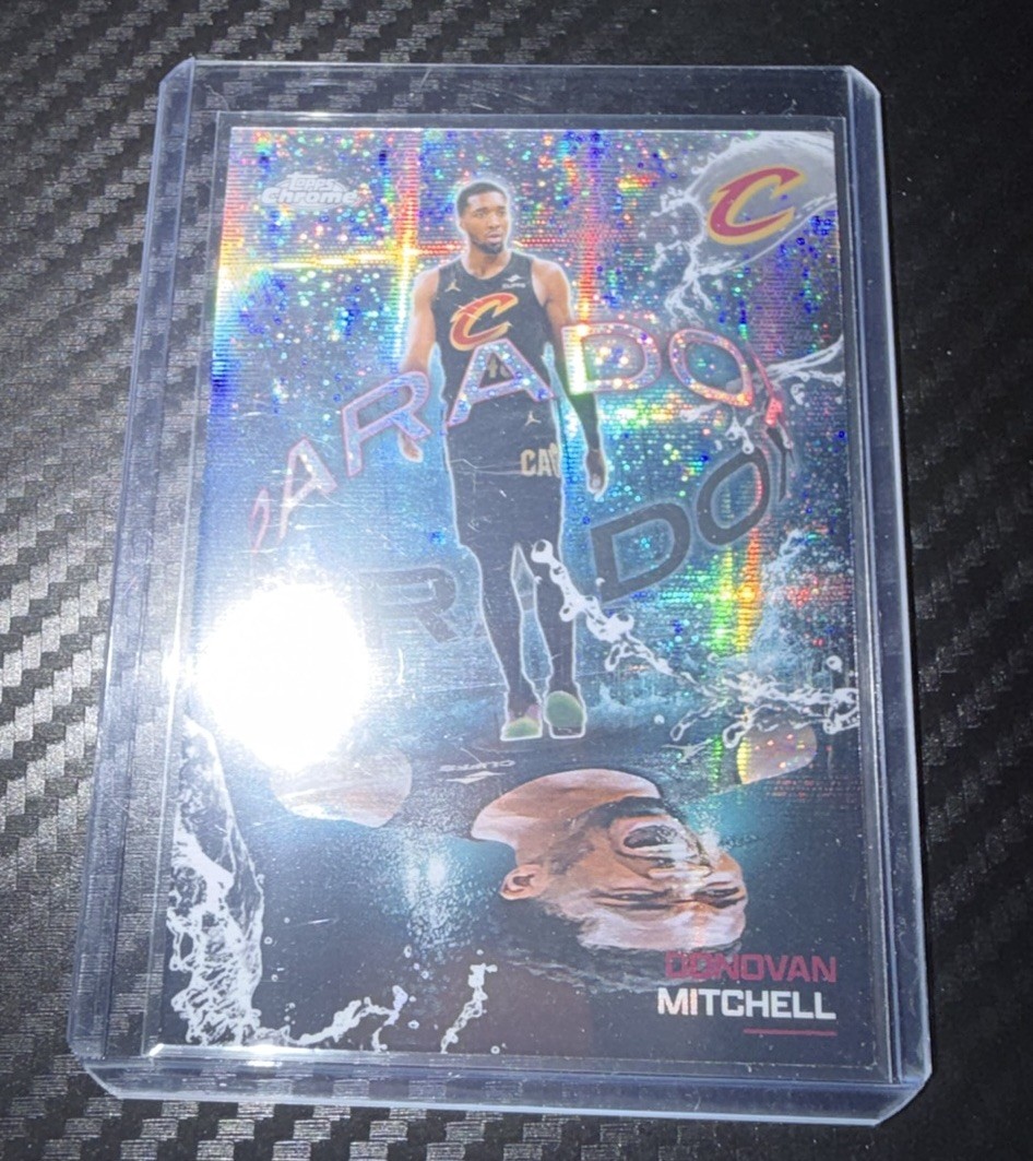 2025 Topps Chrome Donovan Mitchell Paradox PX-7 Case Hit Cleveland Cavaliers
