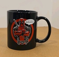 ​Deadpool 12oz Ceramic Coffee Mug Marvel X-Men A Hot Cup Of Awesomeness 