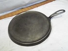 Griswold 8 Round Cast Iron Handled Griddle Erie 608 Large Block Logo Pan Clean