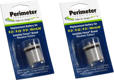 Two-Pack Dog Fence Batteries Compatible with Invisible Fence Brand Receiver Coll