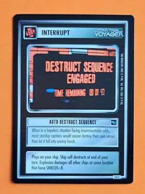 Star Trek CCG (Voyager) - Auto-Destruct Sequence (uncommon)