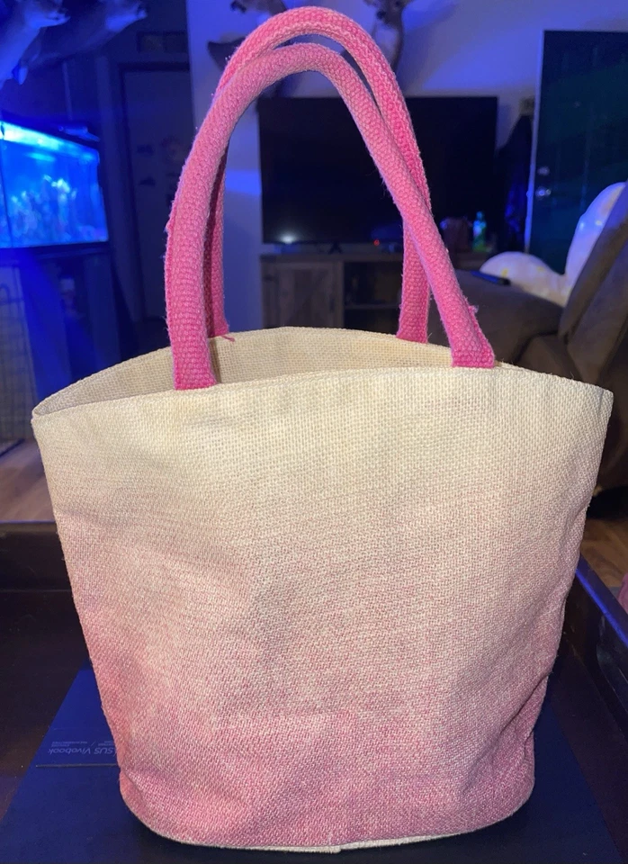 Bolso de Playa Mud Pie Rosa Cola de Sirena Deslumbrante Estrella de Mar Lentejuelas Foto 4 de 4