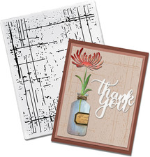 3-D Textured Impressions Embossing Folder, Dot Background Embossing Folder for C