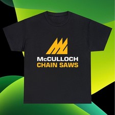 New mcculloch chainsaw logo American Funny T-Shirt Size S to 5XL