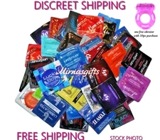 Condoms Lot Sampler Choice of 25 50 or 100 Condoms