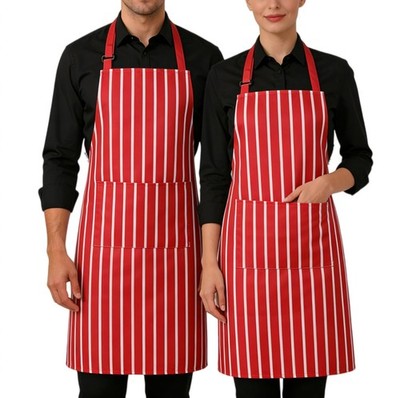 2 Pack Aprons for Cooking with Pockets for Women Men