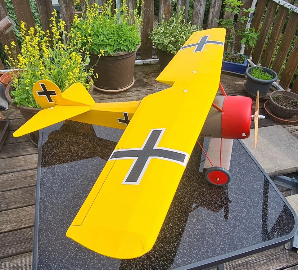 Graupner Fokker D VIII, Flugfertig (ohne Sender, Empfänger und Akkus) - Bild 3 von 4