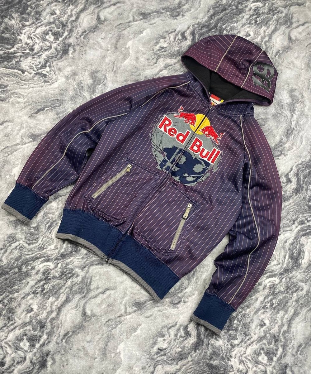Fox Racing Red Bull Travis Pastrana Full Zip Hoodie Men Size M
