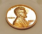 1953 Gem Proof Light Cameo Lincoln Wheat Cent EYE CANDY Blazing Red #326 ~ 1