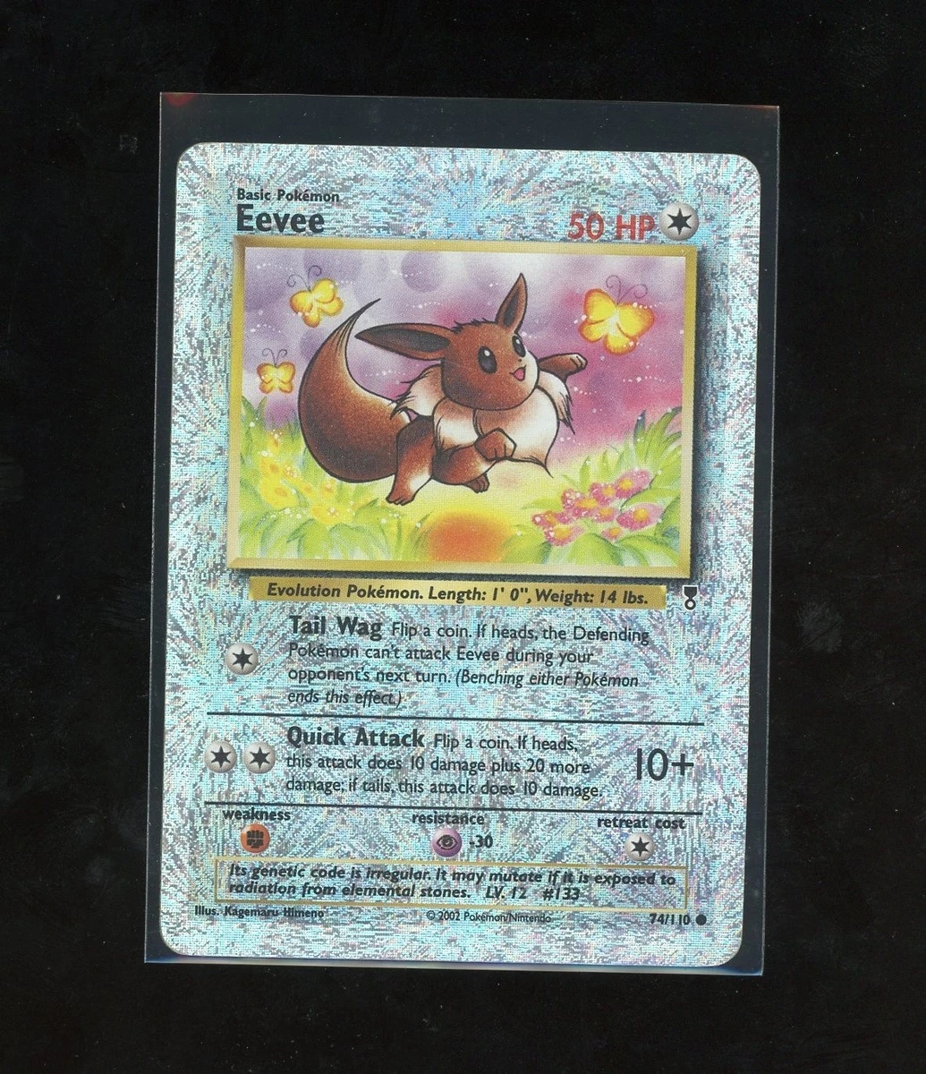 Eevee Pokémon TCG Legendary Collection Individual Collectible Card