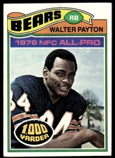 1977 TOPPS WALTER PAYTON 360 NRMT ALL PRO 1000 YARD CLUB FOOTBALL CHICAGO BEARS