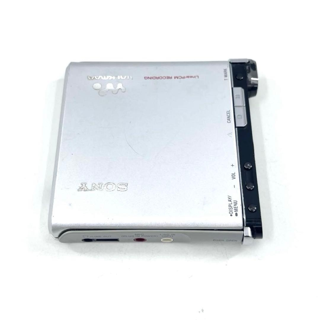 SONY MZ-RH1 Walkman Hi-MD Player MiniDisc Recorder Silver Working