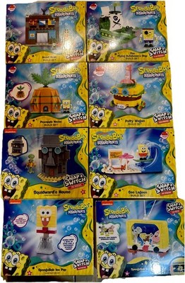 Spongebob Squarepants Snap and Switch Collection 8 Complete Sealed Sets