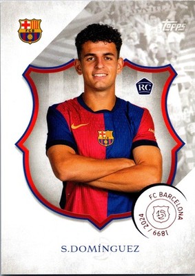 TCG Topps Fussball Karte  125 Jahre Barcelona Legacy S. Dominguez no. 4