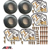 4X Vergaser Reparatursatz Komplett Membran FüR Yamaha FZ750 FZX750 86-1994
