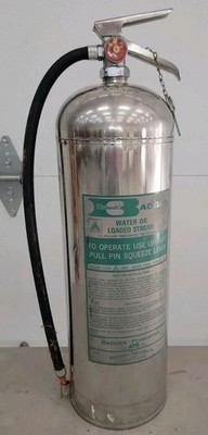 Vintage Water Type Fire Extinguisher Badger WP41A Class 2-A, EMPTY