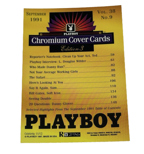 Refractor de tarjetas con cubierta de cromo Playboy 11/12 SHANE AND SIA BARBI TWINS R 296 - Imagen 2 de 3