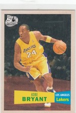 2007-08 Topps 1957-58 Variations #24 Kobe Bryant Los Angeles Lakers HOF
