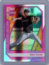 2021 Panini Elite Extra Edition #40 Eric Silva Pink