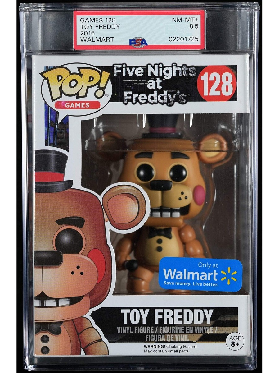 Five Nights at Freddy's Toy Freddy Games Walmart 128 Funko Pop