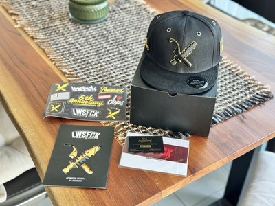 NEU LWSFCK 5th Anniversary Cap Snapback schwarz Set KOMPLETT Aufkleber OVP Nr.35